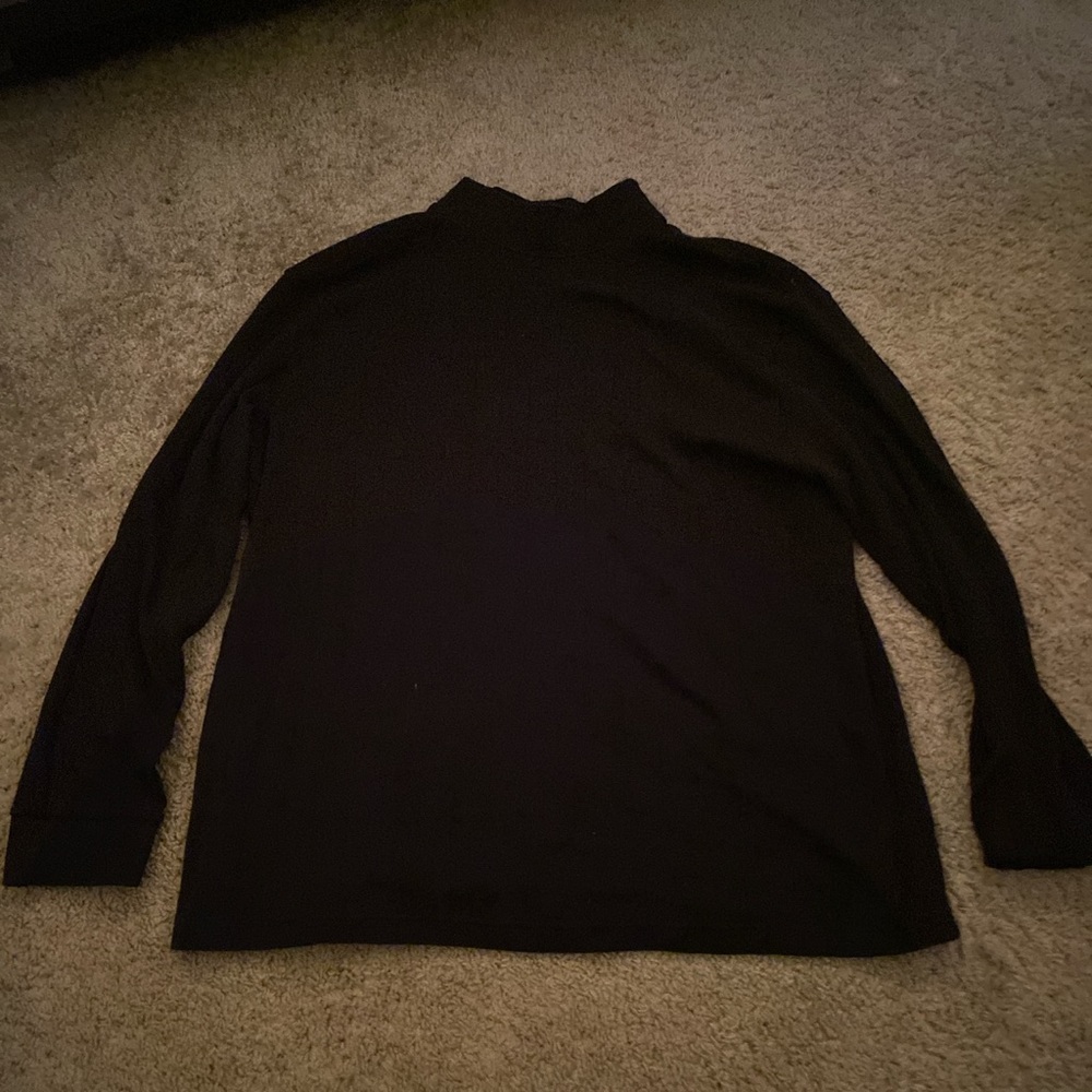 men’s black turtle neck